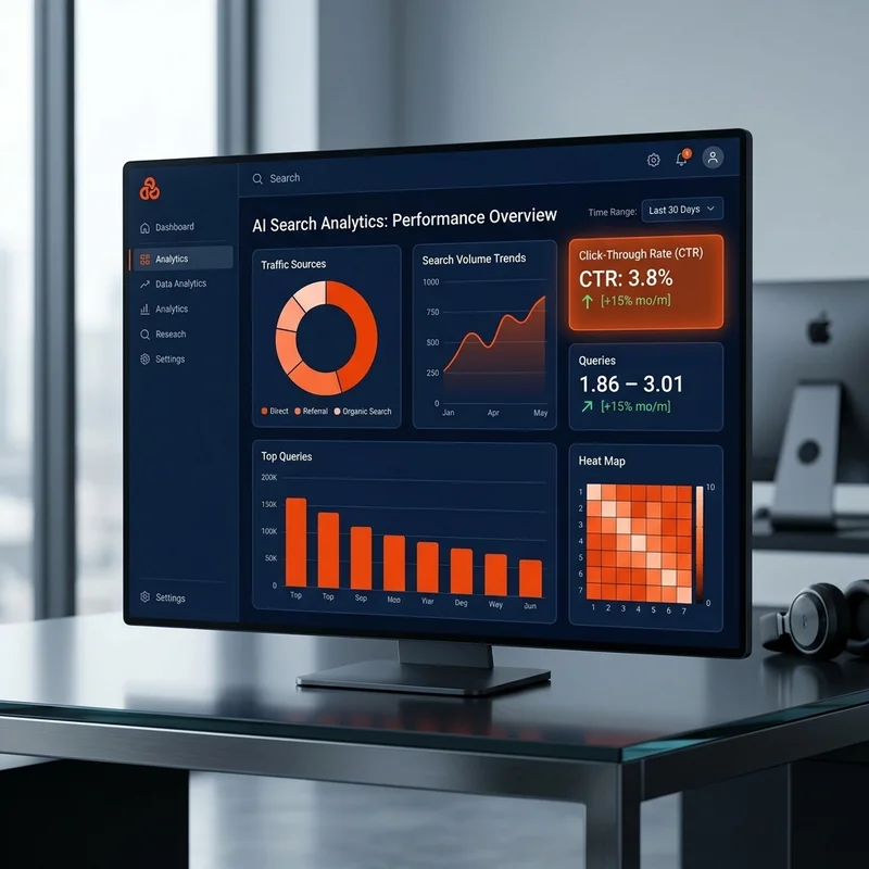 AI search analytics and visibility dashboard