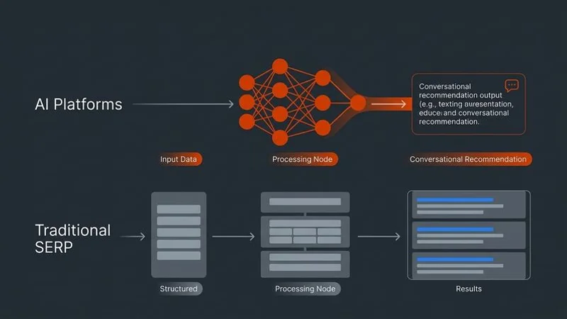 How AI platforms recommend businesses differently from traditional search results